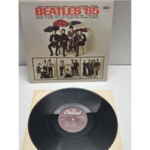 Vtg 1965 The Beatles '65 LP Vinyl Record Stereophonic Capitol Records ST 2228